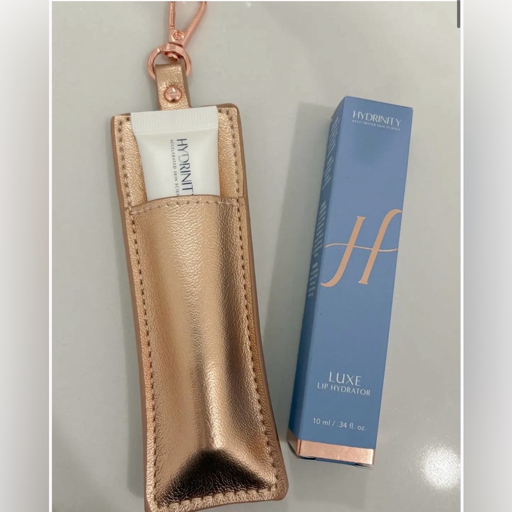 Hydrinity Luxe Rose Gold Lip Gloss Keychain